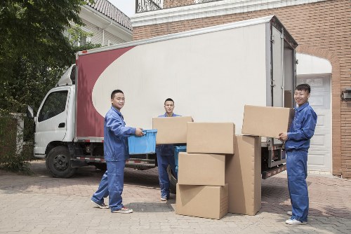 Professional movers handling household items in Bexley