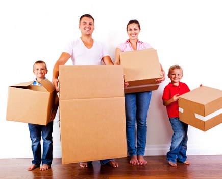 Professional team handling furniture for pick-up