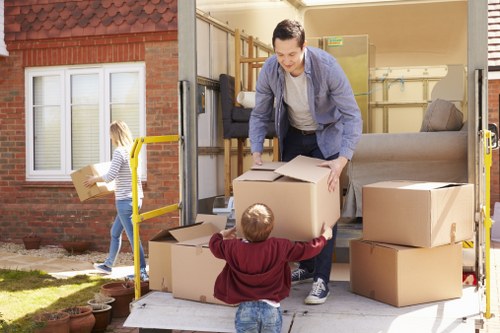 Unpacking and setting up a new home in Cranford