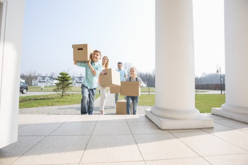 Eco-friendly packing materials used by Bexley removals