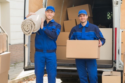 Tommy Removals' moving truck ready for relocation