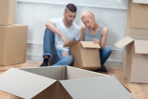 Tommy Removals team preparing furniture for transport