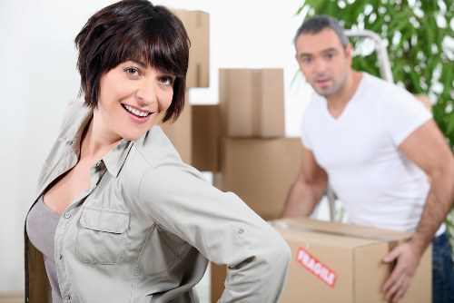 Team handling furniture during a move in Barnehurst